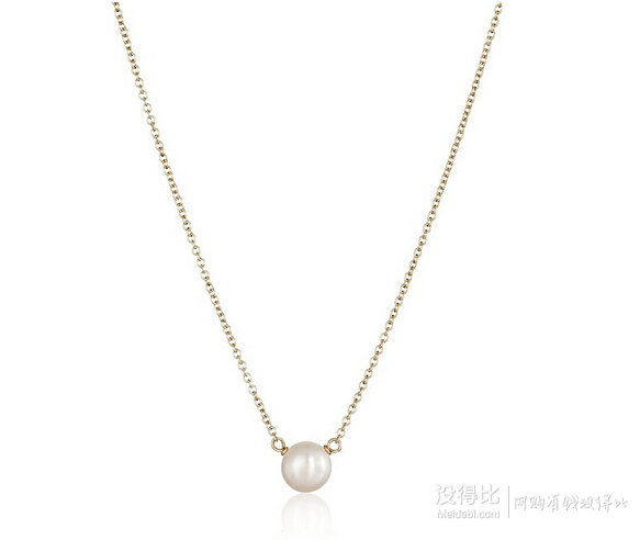 中亚Prime会员！ DOGEARED Pearls of Love 女士珍珠吊坠银质项链    221.4元包邮（下单立减）