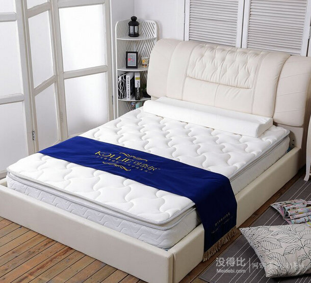 舒適睡眠！KOLIIE可奈爾 凱撒乳膠獨(dú)立彈簧床墊 180*200*23cm 厚度23cm   1349元包郵（1549-200）
