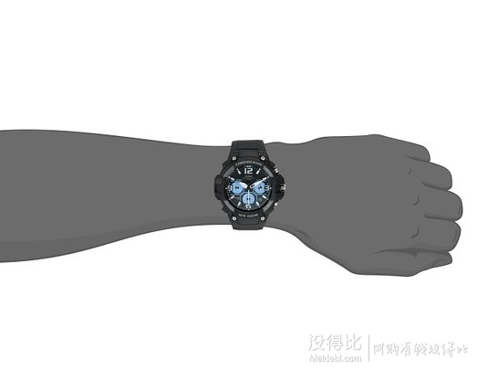 差價(jià)較大！ CASIO卡西歐MCW-100H-1A2VCF 男款手表 229.25元+15.47運(yùn)費(fèi)