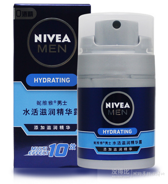 NIVEA 妮維雅 男士水活滋潤精華露 50g 折約39.5元（79，199-100）