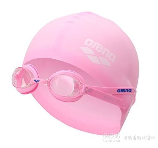 雙重優(yōu)惠！Arena 阿瑞娜 中性童 硅膠泳鏡套裝 ISS9011J   60元包郵（128元，下單5折）