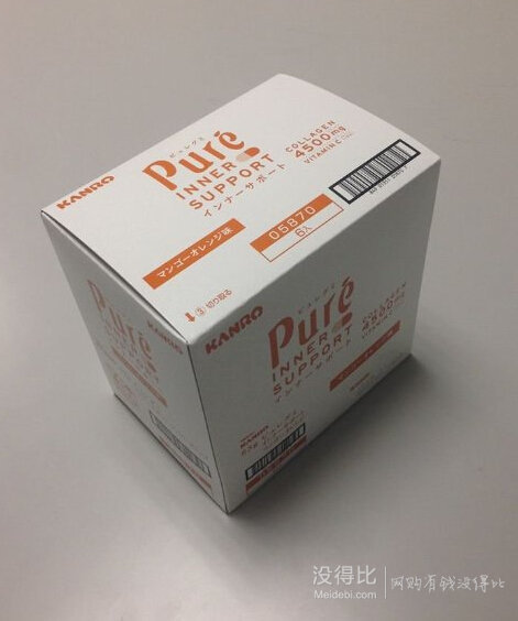 日本 kanro pure芒果橙子 胶原蛋白软糖 63g×6袋
