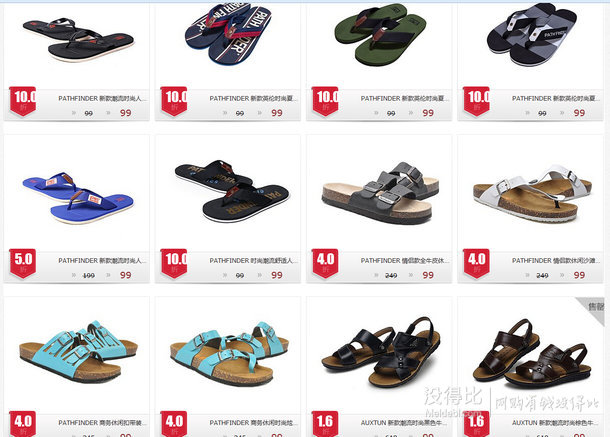 奧古仕盾新款潮流時尚黑色牛皮沙灘鞋A15BL25
