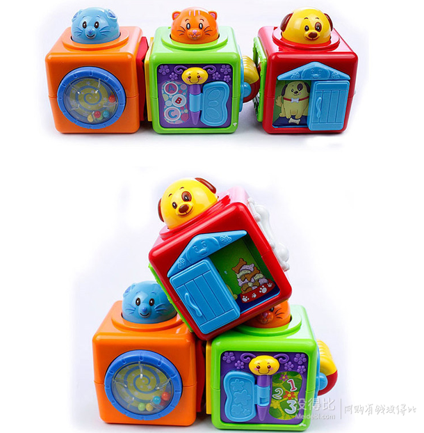 英紛 WinFun 益智玩具 0613-NL 小動物疊疊積木 折約35元（70，下單5折）