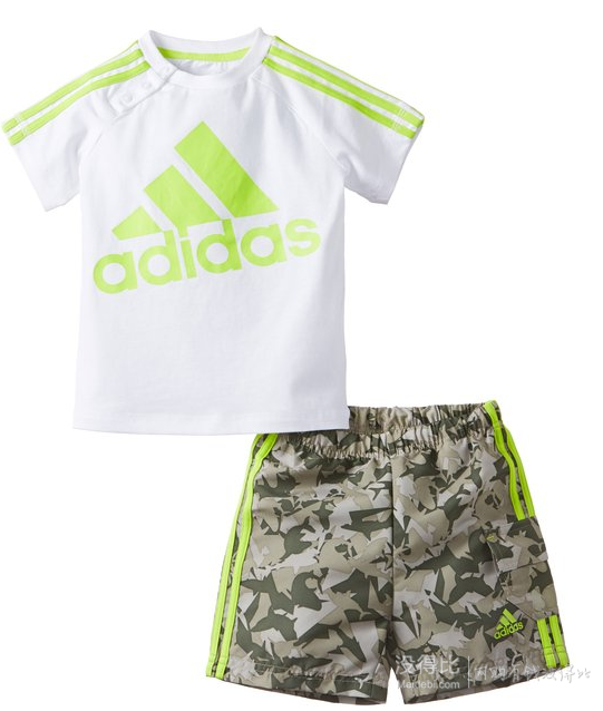 adidas Kids 阿迪達(dá)斯 I J B BEACH SET INFANT BOY Apr 男童 針織套裝 S17167