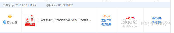 衛(wèi) 寶先進健膚十效多護沐浴露720ml+洗手液200ml  折21.6元（39.9元，滿100-55后）