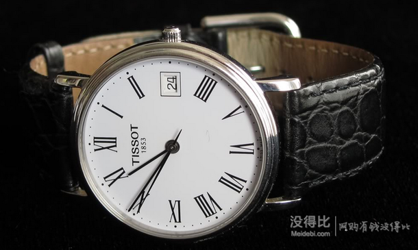 Tissot 天梭 T52142113 T-Classic典藏渴望真皮瑞士男表