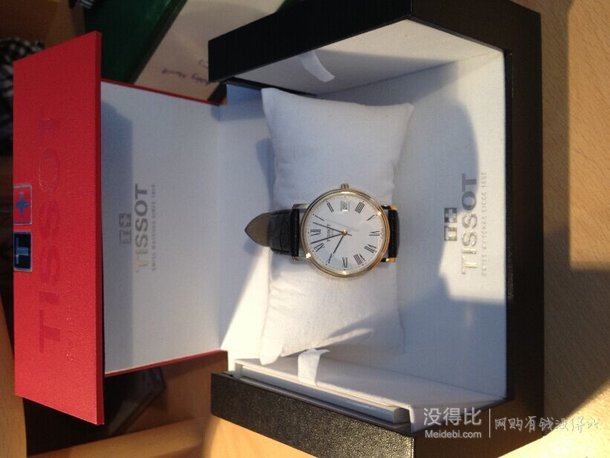 Tissot 天梭 T52142113 T-Classic典藏渴望真皮瑞士男表