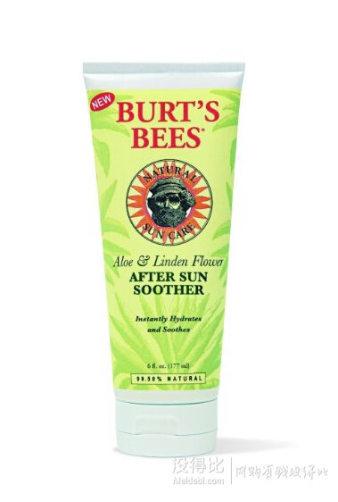 直邮到手63元！Burt's Bees 小蜜蜂 芦荟晒后保湿修复乳 177ML