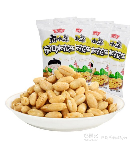 麻小生  原味酥香花生100g*4