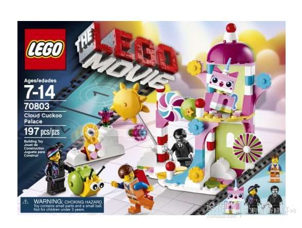 LEGO 乐高 Movie 70803 Cloud Cuckoo Palace 云布谷鸟宫殿