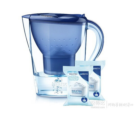 Brita 碧然德 3.5L家用濾水壺 1壺2芯  199元包郵（209-10）