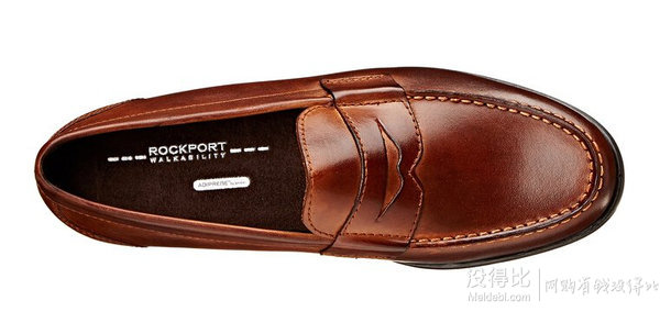 Rockport 樂步 Commercial  男士真皮樂福鞋