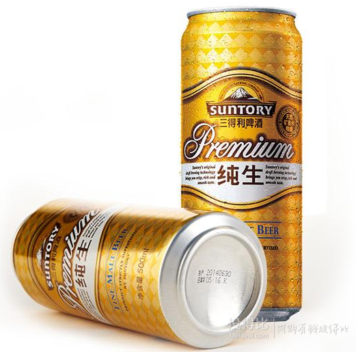 Suntory 三得利  純生500ml*4聽(tīng) 11.9元