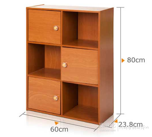 慧樂家 六格帶門柜11189-1 折約60元（119300-150）