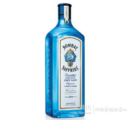 單買好價(jià)！Bombay孟買 藍(lán)寶石金酒 750ml  98元包郵（138-20-20）