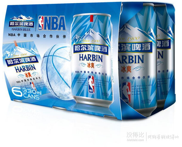 移動端：HARBIN 哈爾濱 冰爽啤酒 330ml*24聽   33元（39.9元，200-40）