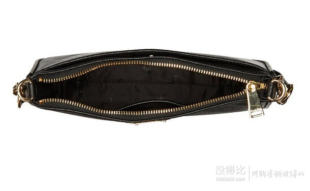直郵到手￥443！Calvin Klein Studded 女士鉚釘裝飾 十字紋牛皮手提包