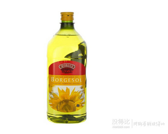 Borges伯爵 葵花籽油2L(西班牙進(jìn)口)  折59.5元（119元，買2付1）