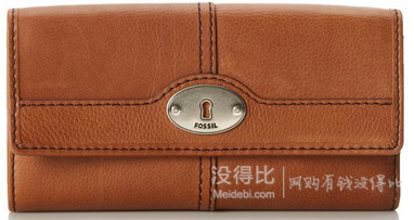 FOSSIL 化石Marlow Multifunction 女款真皮三折錢包