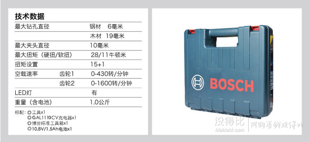 BOSCH 博世 TSR 1080-2-LI(1B) 06019E2081 充電式多用途電鉆 280元包郵（340-60）