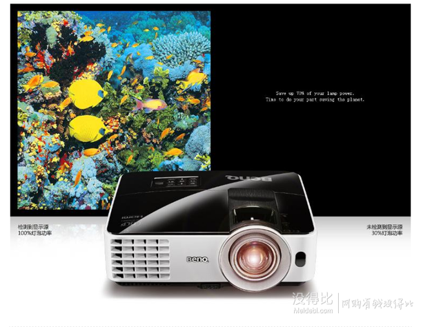 新低價(jià)：BenQ  明基   MX3084ST 短焦無線投影機(jī)+得力激光筆    2999元包郵