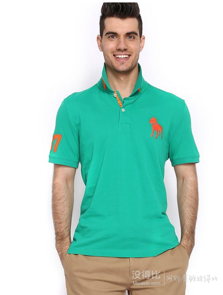 IZOD 男式 Polo衫 1114242046512 湖水綠