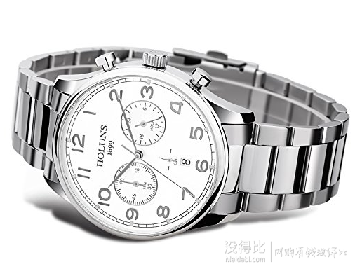 HOLUNS 豪倫詩 清朗系列 多功能時(shí)尚商務(wù)防水手表QL002  折159.2元（188，雙重優(yōu)惠）