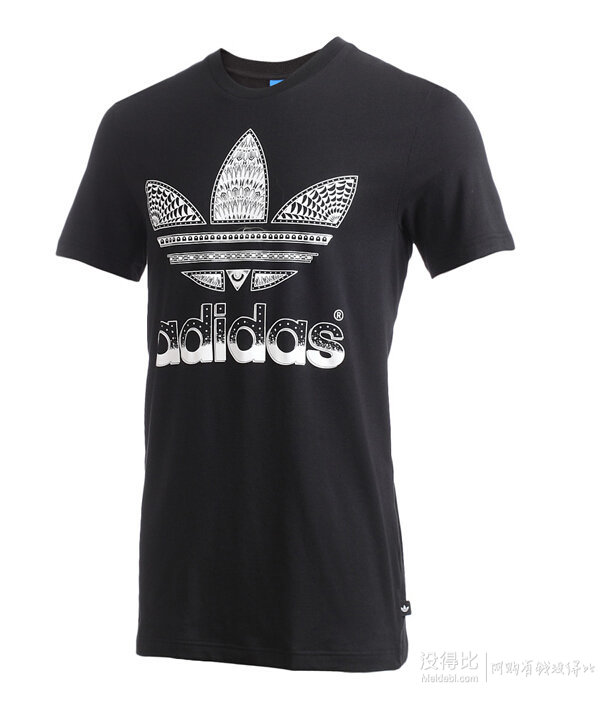 adidas阿迪三葉草 三葉草系列圓領(lǐng)短袖T恤S19231