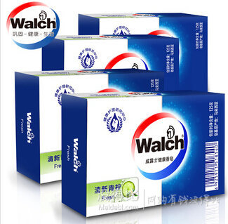 Walch 威威露士 健康香皂 青檸 125g*4盒裝 8.9元