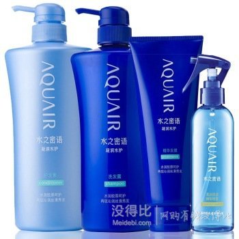 特價再來:AQUAIR  水之密語  凝潤水護(hù)洗護(hù)四件套  124元
