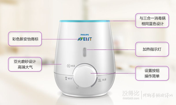 AVENT 新安怡 温奶器 SCF355/01  139元包邮