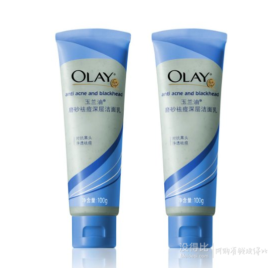 OLAY玉蘭油 細(xì)滑活膚潔面乳100g*2 折19.9元（39.8，買(mǎi)2免1）