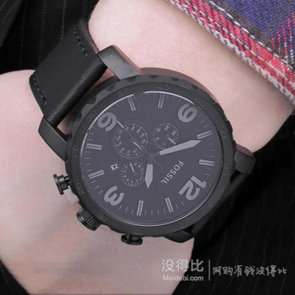 Fossil化石 JR1354 Nate 男士計(jì)時(shí)石英腕表