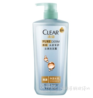 微信：CLEAR清揚   凈純頭皮專護去屑洗發(fā)露750ml 64元