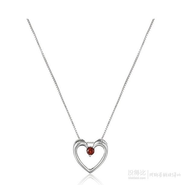附實物圖！Sterling Silver 心形 925銀項鏈