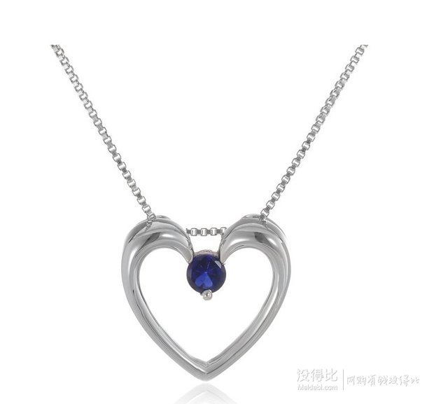 附實物圖！Sterling Silver 心形 925銀項鏈