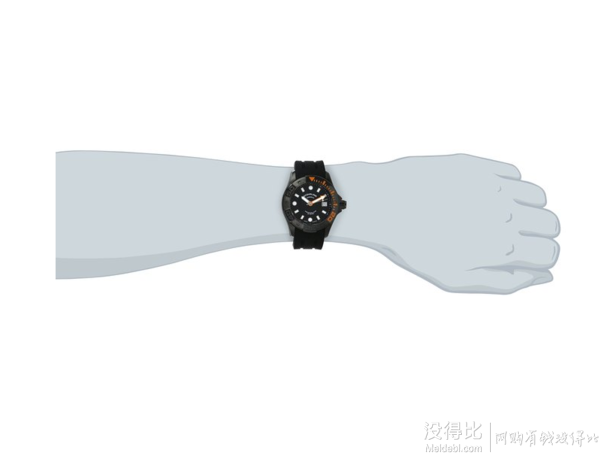 直郵到手￥213！防水200米！Stuhrling Original 斯圖靈 718.04 男士適應(yīng)潛水腕表