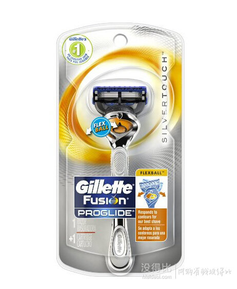 湊單神器！Gillette吉列  Fusion Proglide Silvertouch男士 手動(dòng) 剃須刀