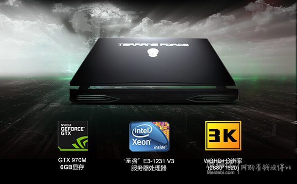 9月14日10:00預約！Terrans Force 未來人類 X599 15.6英寸游戲本（E3-1231V3 8G 1TB GTX970M 6G獨顯 3K）