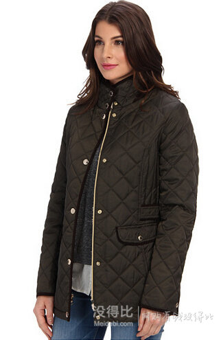 Nautica 諾帝卡 Faux Shearling 中長款女式棉服