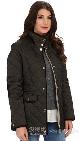 Nautica 諾帝卡 Faux Shearling 中長款女式棉服