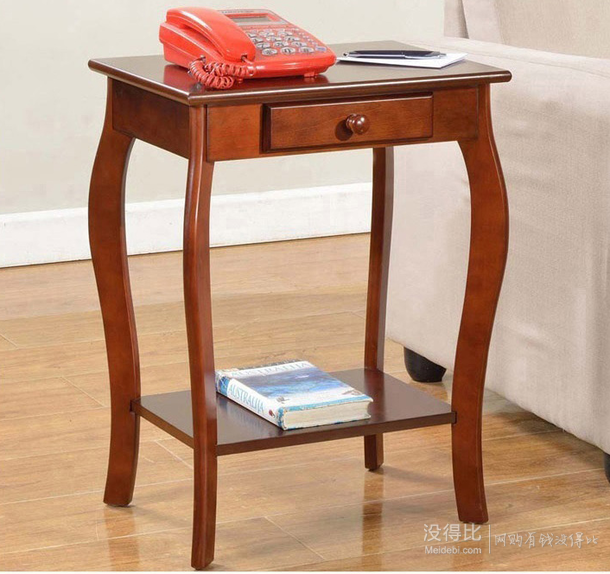 百元優(yōu)勢(shì)！生活誠品 歐風(fēng)客廳邊桌 實(shí)木家具 FM17765+湊單 180.2元（398399-200+20白條）
