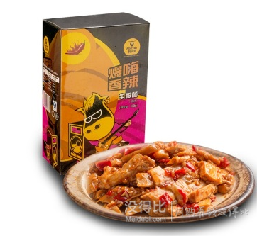 科爾沁 牛板筋香辣味 108g折6.2元/盒（29.9，雙重優(yōu)惠）