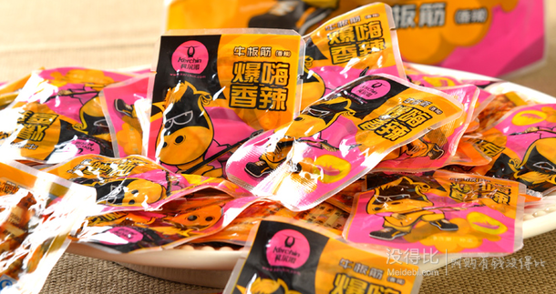 科爾沁 牛板筋香辣味 108g折6.2元/盒（29.9，雙重優(yōu)惠）