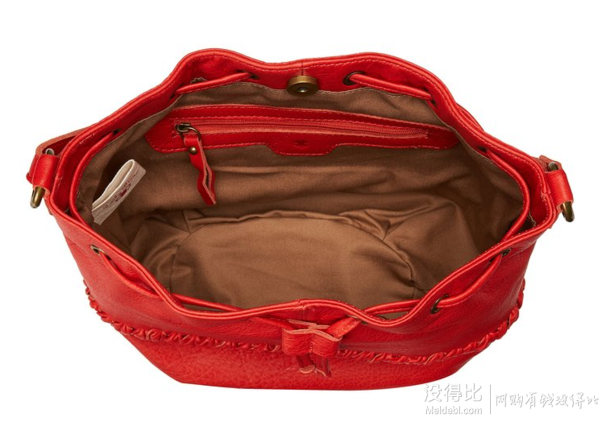 直郵到手324元！LUCKY BRAND Carmel Drawstring 女款斜挎包