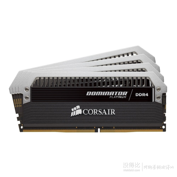 Corsair 海盜船 鉑金統(tǒng)治者系列 16GB (4 x 4GB) DDR4 臺式內存條 3000MHz