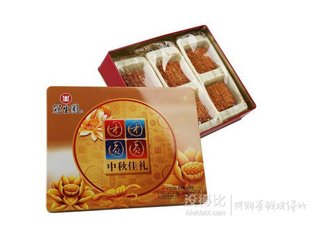 冠生園 團(tuán)團(tuán)圓圓 月餅禮盒 450g (gift box) 折19.95元（39.9元，第二件0元）