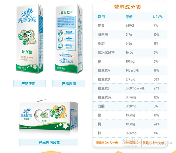 限西南、華北！蒙牛 未來(lái)星 兒童成長(zhǎng)牛奶（骨力型）190ml*15 整箱裝  19.9元