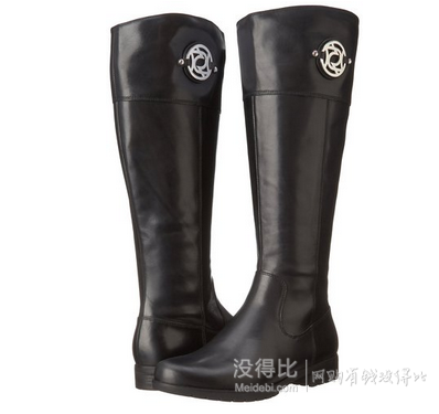 碼全好價！Rockport 樂步Tristina Crest 女士真皮拉鏈長靴